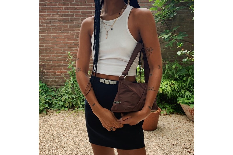 danielle cathari puff bag brown summer drop release date