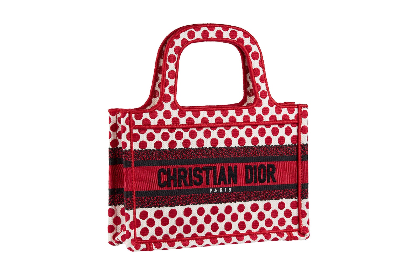 dior dioramour red polka dots bags book tote d-lite 30 montaigne box accessories jewelry capsule collection 