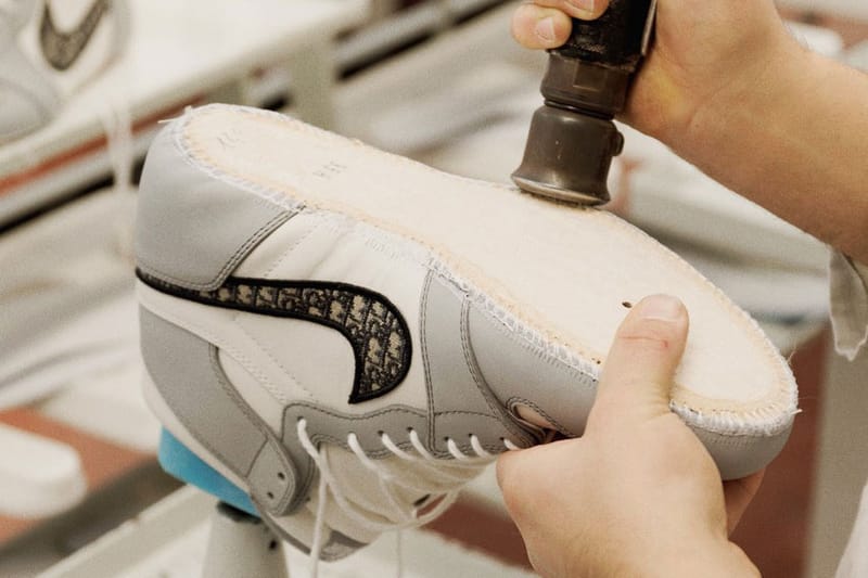 A Behind-the-Scenes Look at the Making of the Dior x Air Jordan 1 OG Sneaker