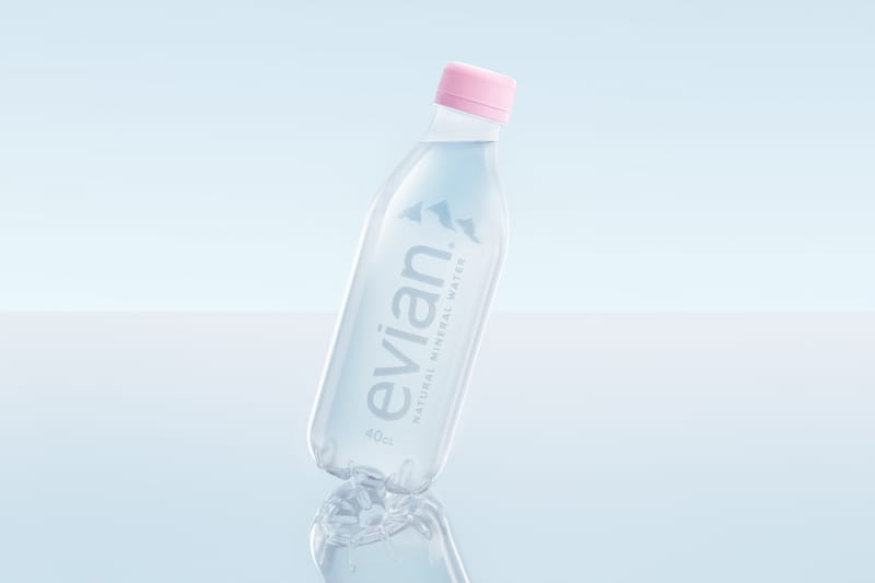 Evian's New Bottle Is Created From 100% Recycled Plastic