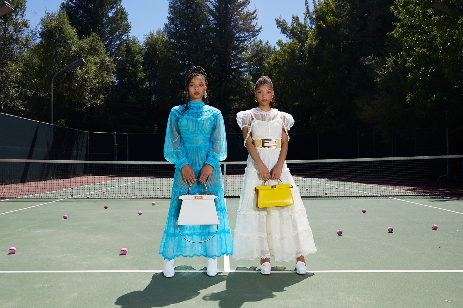 Chloe X Halle In Fendi S Meandmypeekaboo Series Hypebae