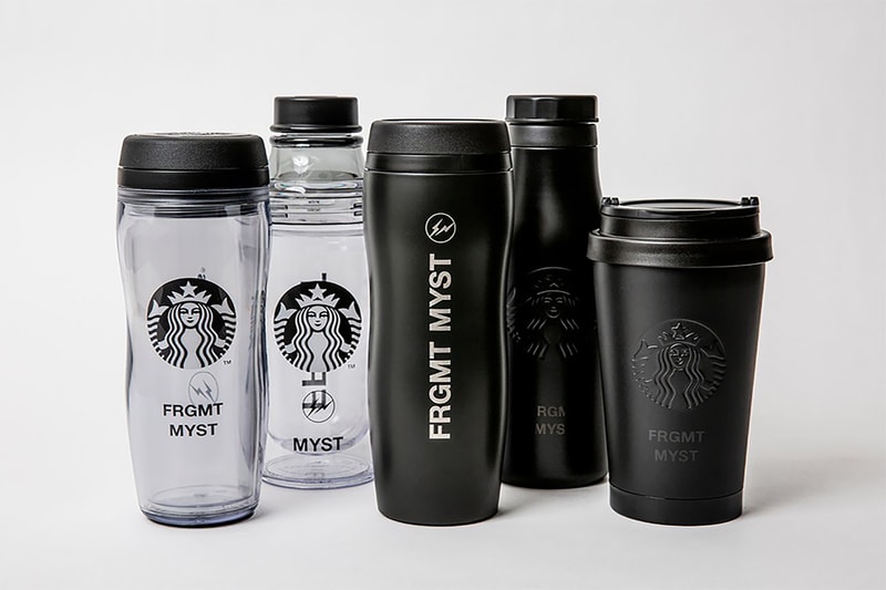 starbucks japan fragment design hiroshi fujiwara collaboration tumblers tees 