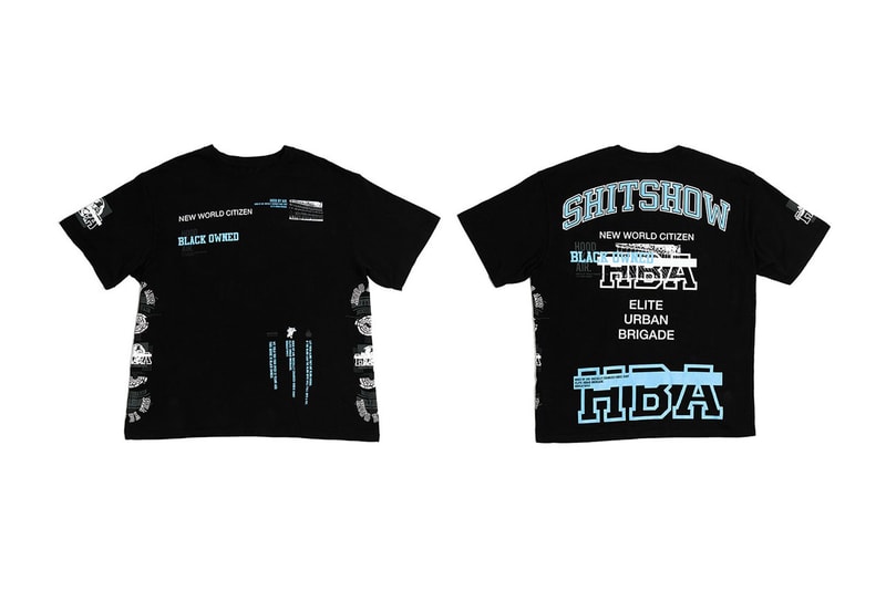 Hood By Air HBA T-Shirt Uprising Charity Shayne Oliver