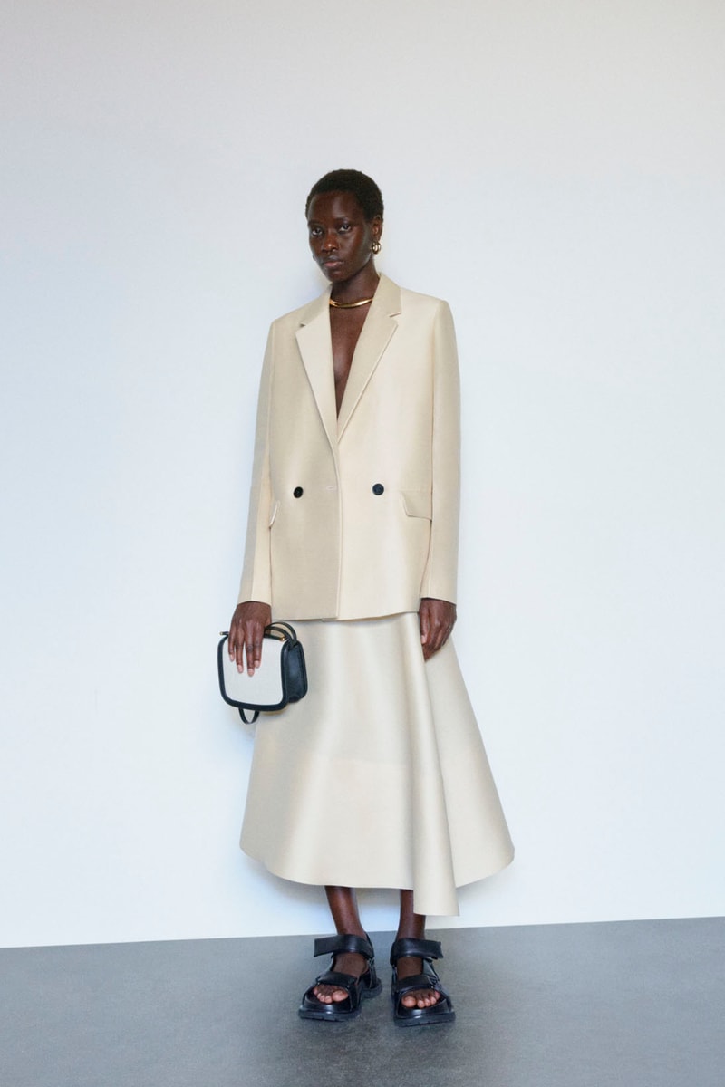 jil sander resort 2021 womens collection lucie luke meier minimalist blazers skirts dresses