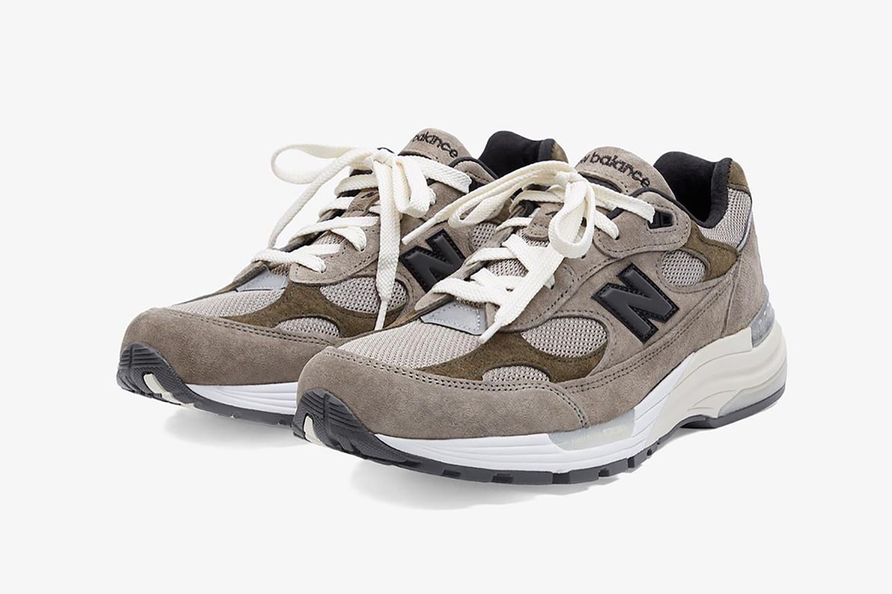 jjjjound new balance 992 collaboration sneakers grey