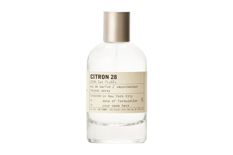 le labo seoul exclusive citron 28 perfume fragrance scent korea citrus lemon ginger jasmine 