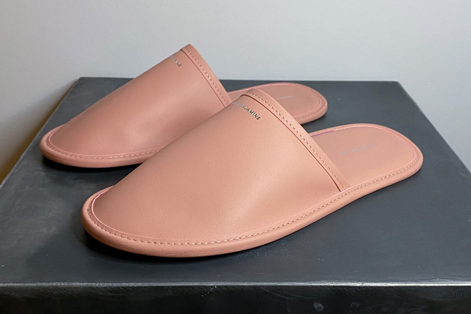 womens leather house slippers
