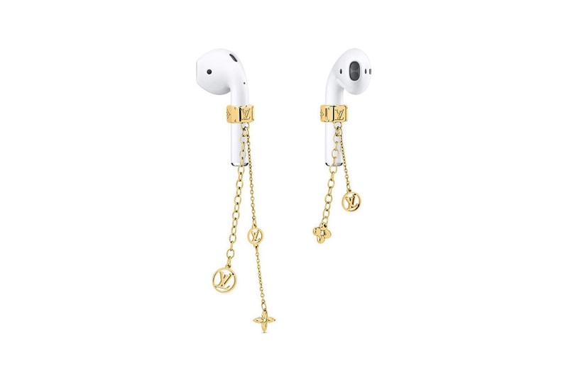 louis vuitton monogram wireless earphone airpods earrings jewelry accessories gold