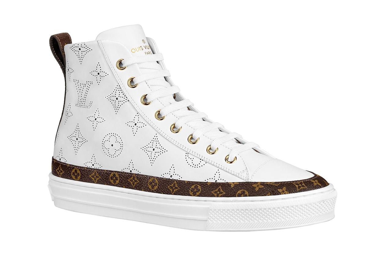 louis vuitton prefall sneakers frontrow boombox stellar lv monogram price