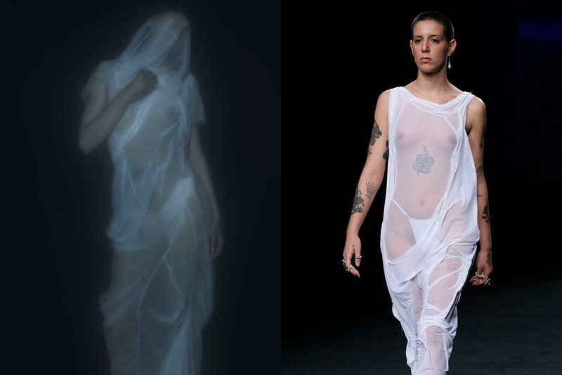 Margiela Fall Winter 2020 Couture Artisanal Di Petsa Spring Summer 2020 Wet Look Dress Collection