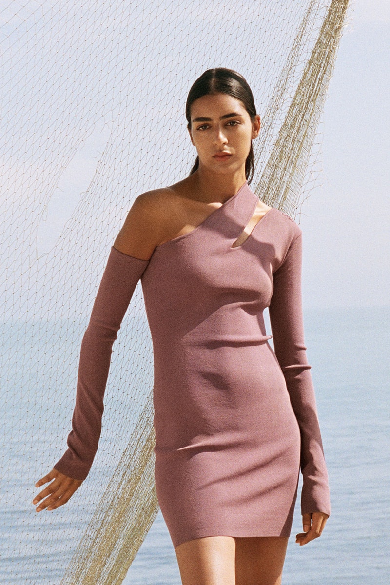 nanushka resort 2021 human nature collection blazers dresses suits sustainability sandra sandor part 1 reflection