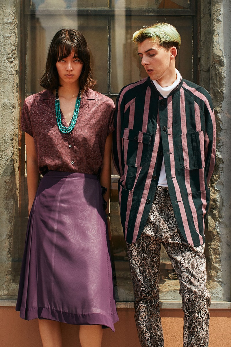 needles spring summer 2021 lookbook vintage blazers suits japanese streetwear brand 