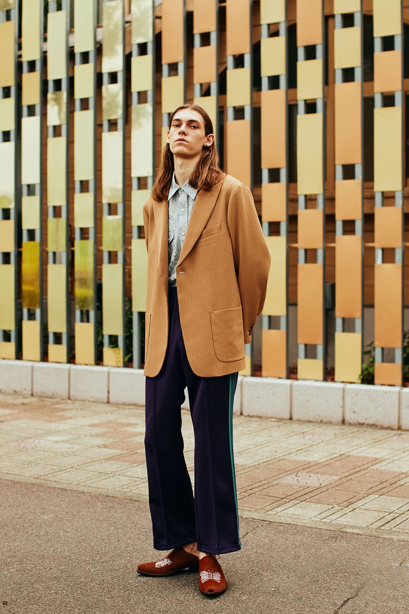 needles spring summer 2021 lookbook vintage blazers suits japanese streetwear brand 