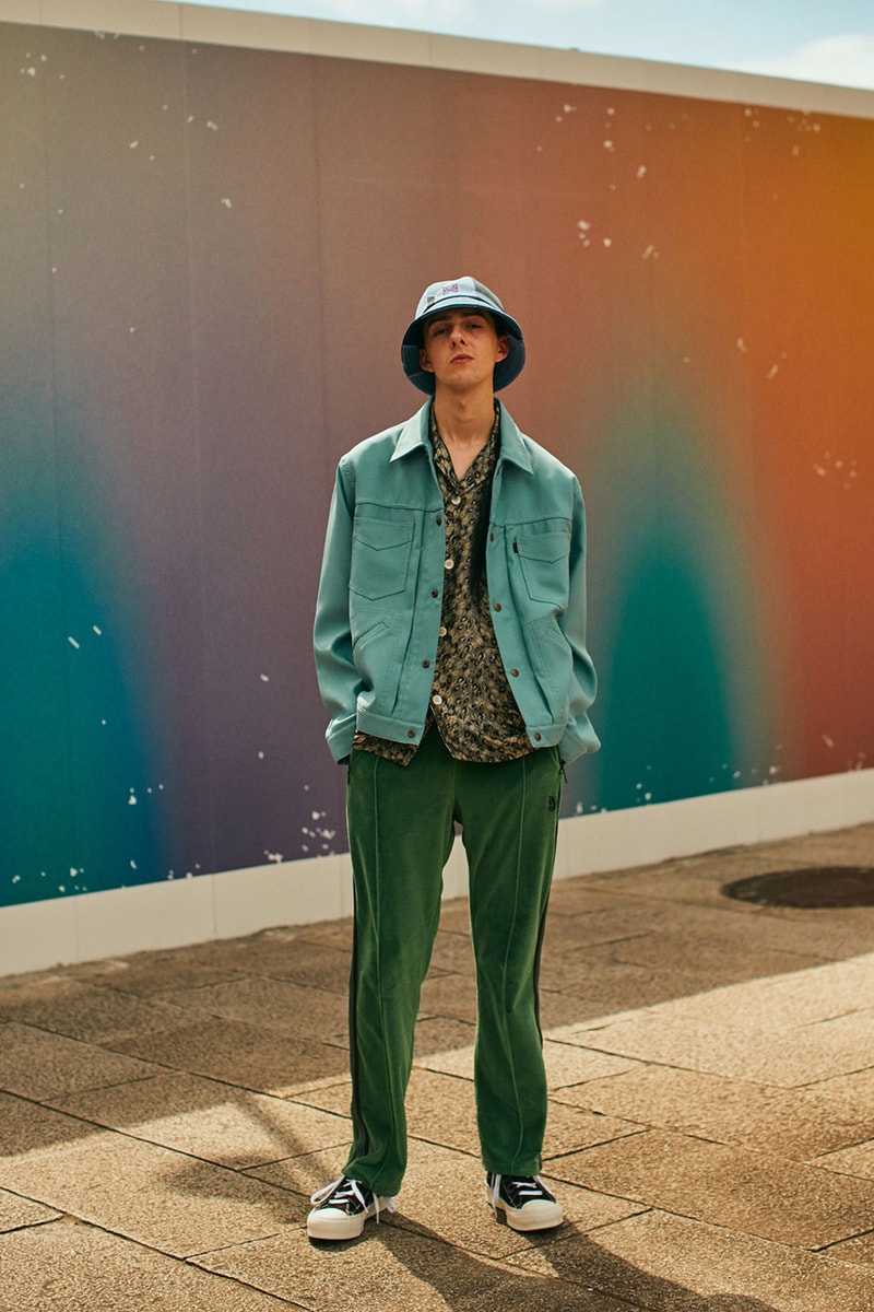 needles spring summer 2021 lookbook vintage blazers suits japanese streetwear brand 