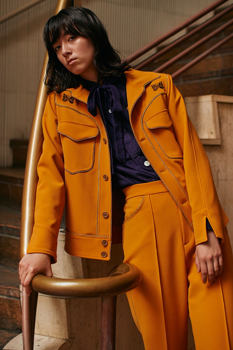 needles spring summer 2021 lookbook vintage blazers suits japanese streetwear brand 