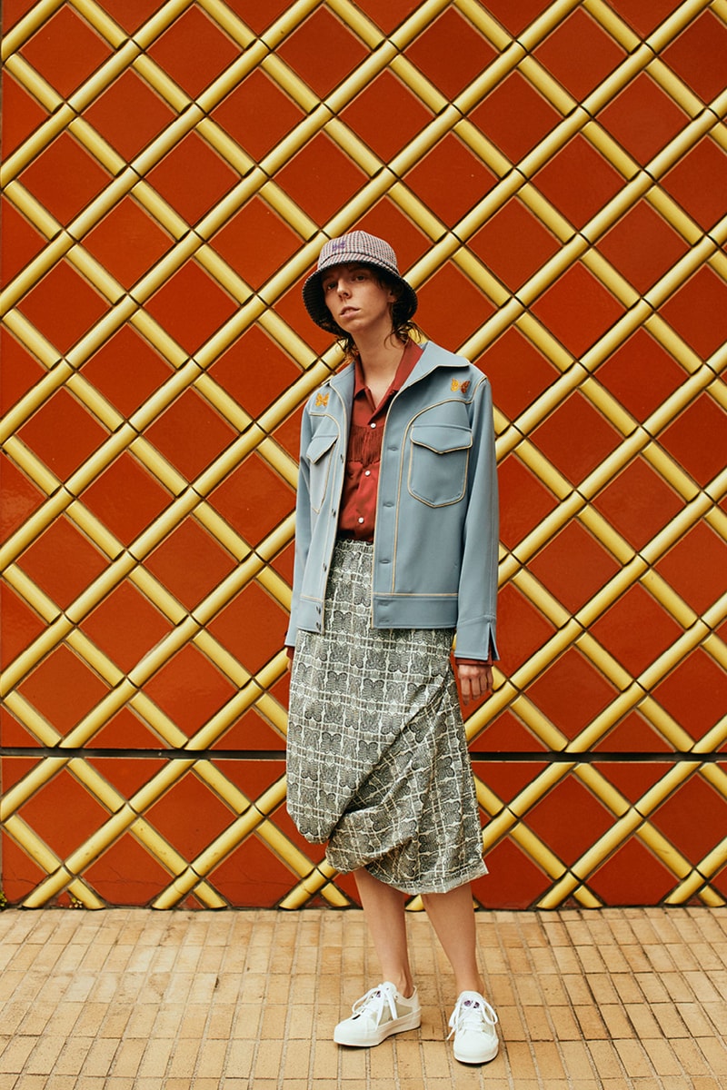 needles spring summer 2021 lookbook vintage blazers suits japanese streetwear brand 
