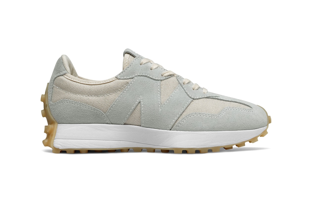 new balance 327 undyed sustainable eco-friendly womens sneakers release