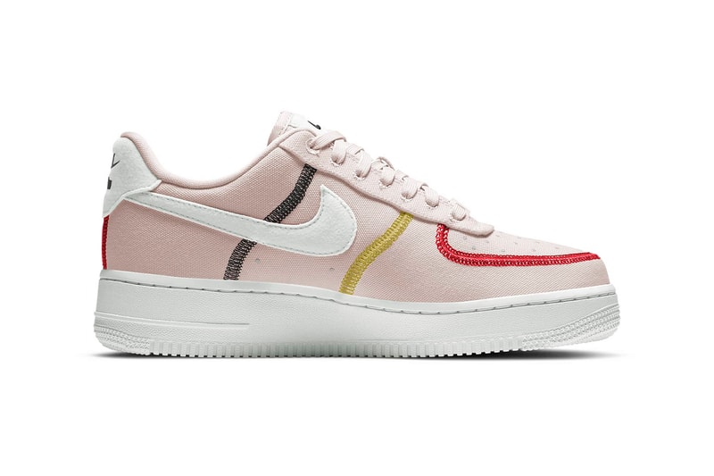 nike air force 1 07 lx womens sneakers pastel pink neon orange green shoes sneakerhead footwear