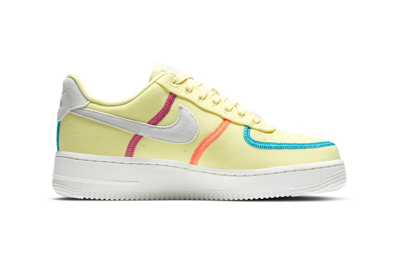 nike air force 1 07 lx womens sneakers pastel pink neon orange green shoes sneakerhead footwear