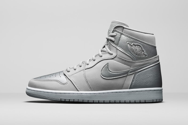 nike air jordan 1 co jp japan metallic silver sneakers colorway shoes footwear sneakerhead