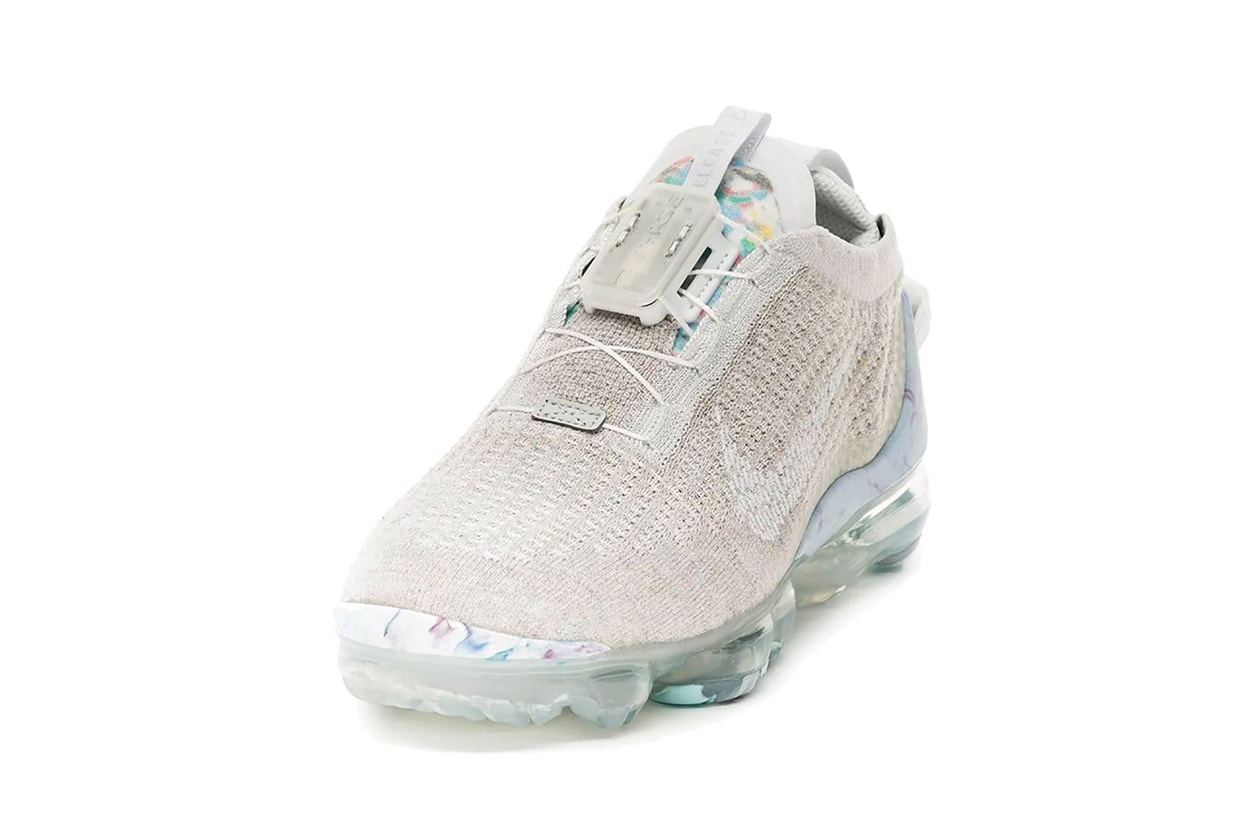 nike air vapormax 2020 sustainable sneakers white pastel blue purple colorway sneakerhead shoes footwear