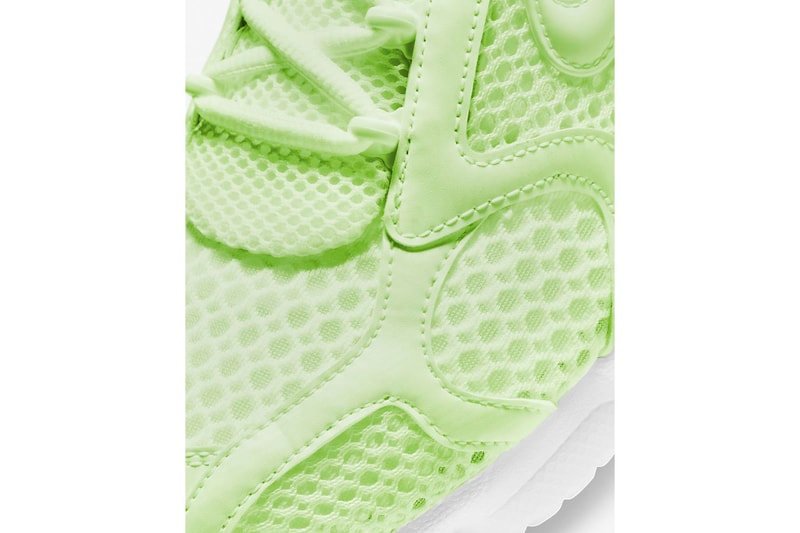 nike air zoom spiridon cage 2 barely volt bright yellow green sneakers