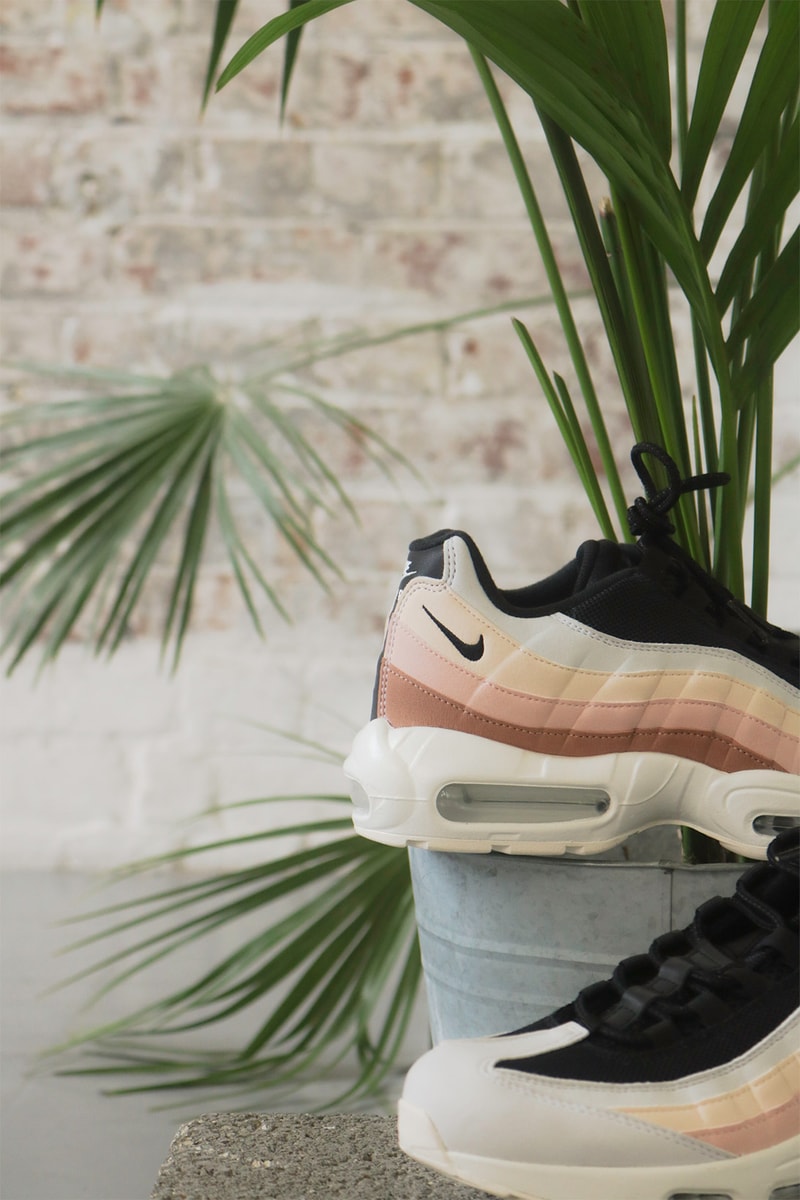 nike by you workshop air max 95 womens sneakers pastel pink black cream white jade macpepple jaja shoes sneakerhead footwear
