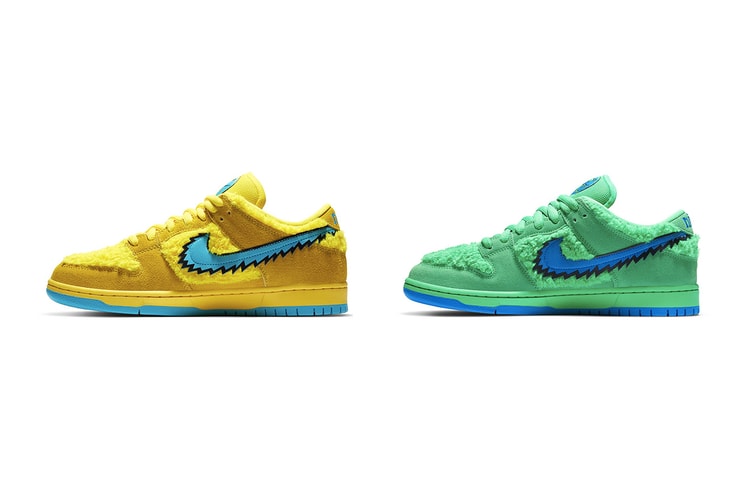 Nike Unveils New SB Dunk Low Iteration Inspired by Rock Band, Grateful Dead