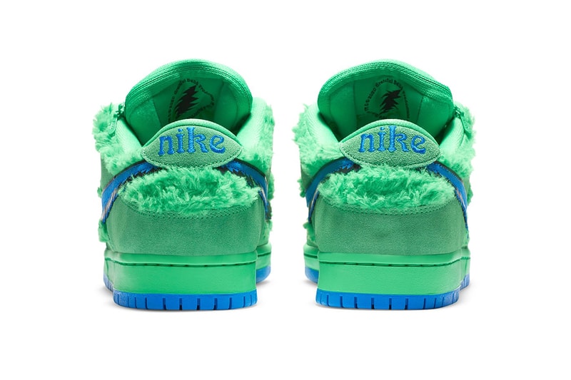 nike grateful dead collaboration sb dunk low sneakers yellow blue green-release-date