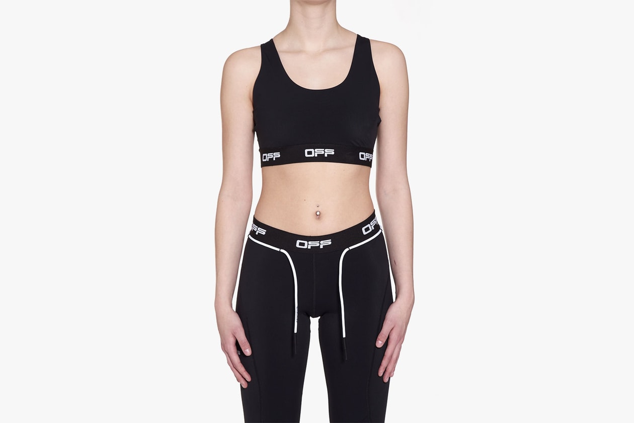 off-white activewear virgil abloh sports bras cycling shorts leggings release info