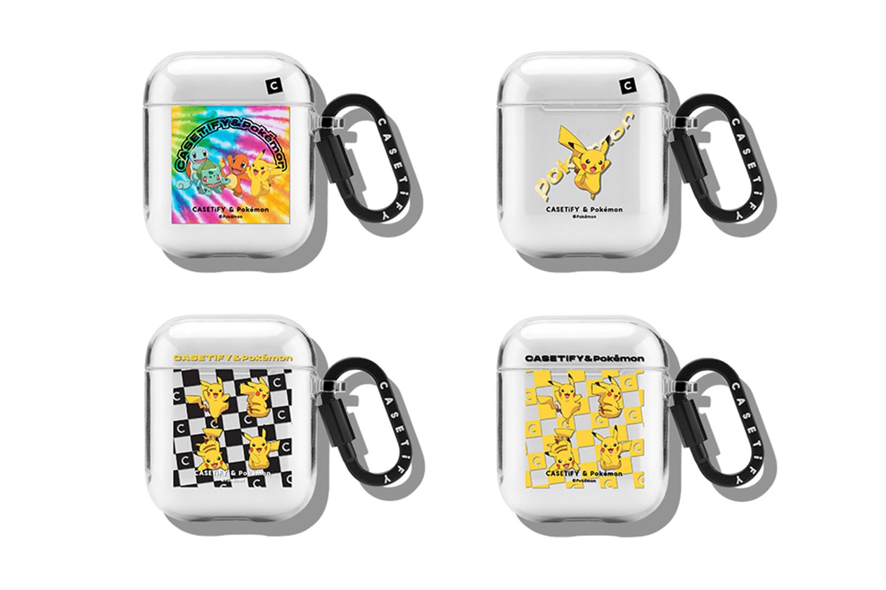 pokemon casetify collaboration iphone airpods ipad macbook cases nintendo pikachu bulbasaur charmander release date info
