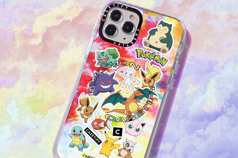 pokemon casetify collaboration iphone airpods ipad macbook cases nintendo pikachu bulbasaur charmander release date info