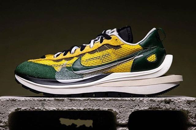 Take a First Look at the sacai x Nike VaporWaffle "Tour Yellow"