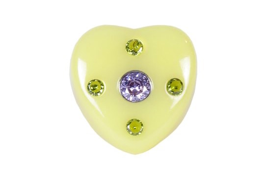 Sandy Liang Jewelry Capsule Collection Cookie Cake Ring Yellow Blue