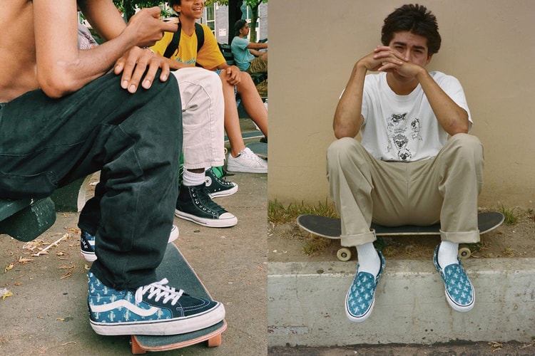 Vans x Supreme Give the Sk8-Hi Pro and Slip-On Pro a Distressed Denim Makeover
