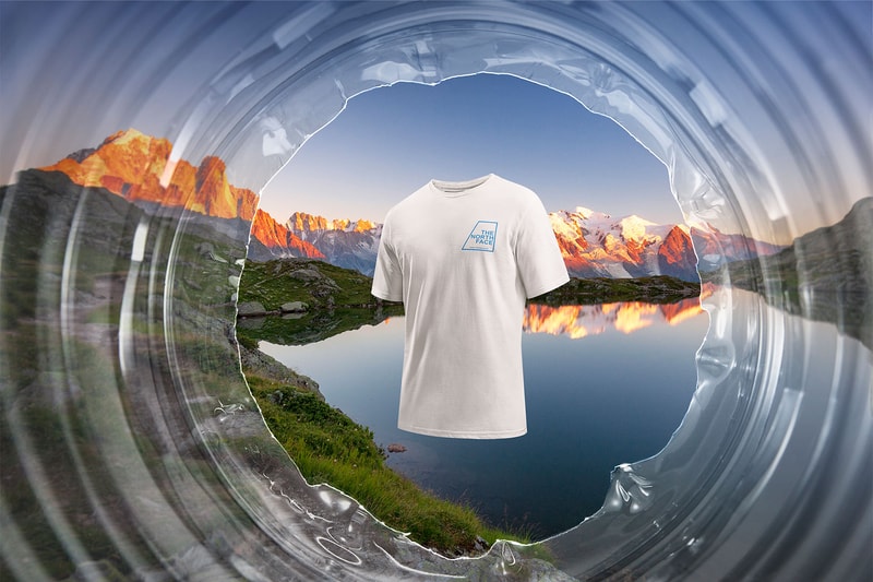 the north face tnf bottle source t-shirts tees plastic waste sustainability environment mountains alps