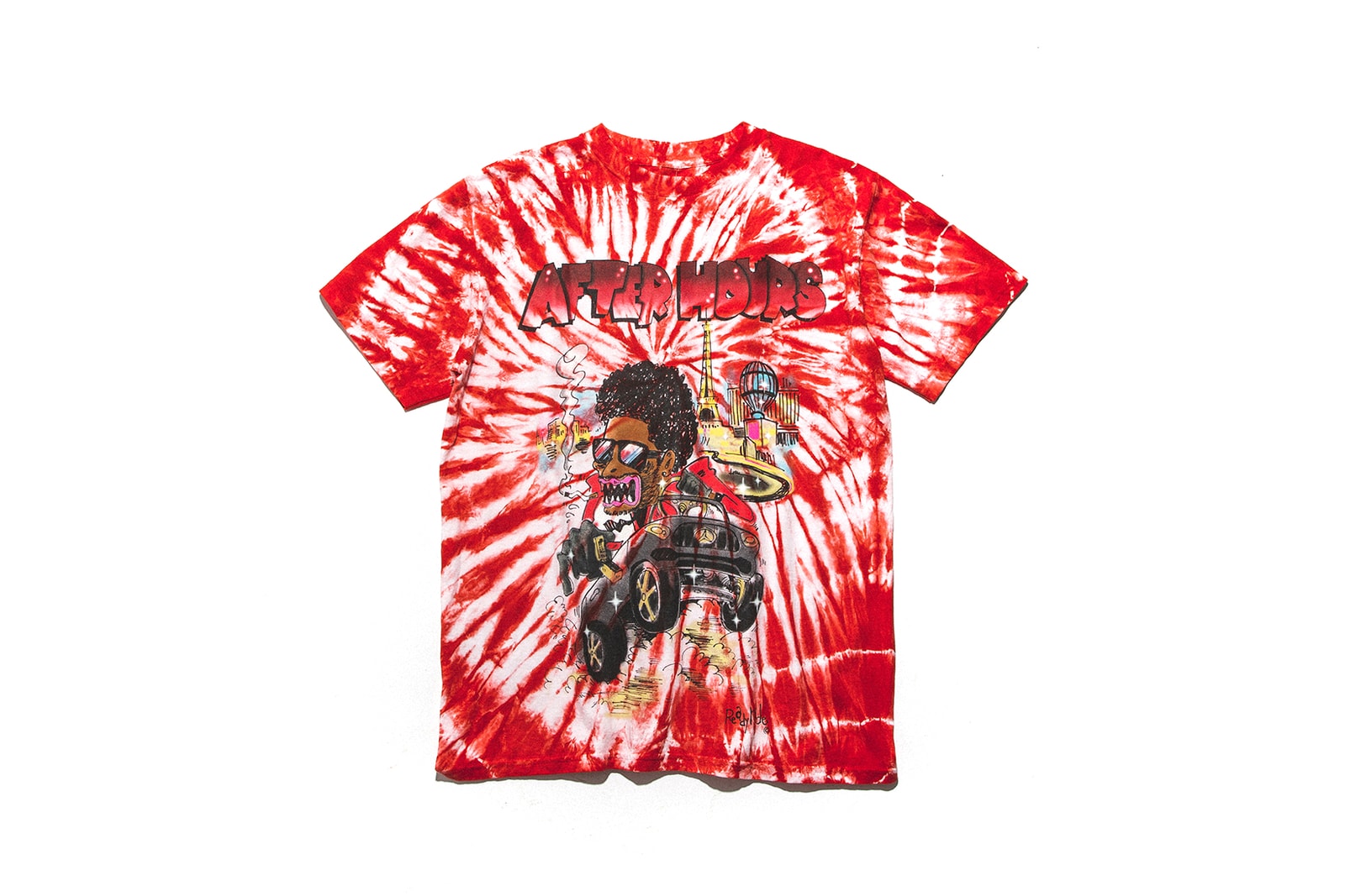 the weeknd readymade collaboration after hours tie dye tees hbx