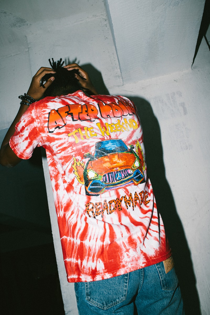 the weeknd readymade collaboration after hours tie dye tees hbx