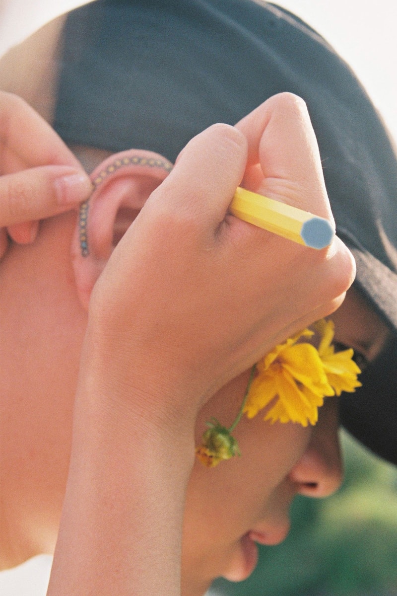 hyukoh uz eye opening liner summer campaign tattoos inclusivity men's beauty 