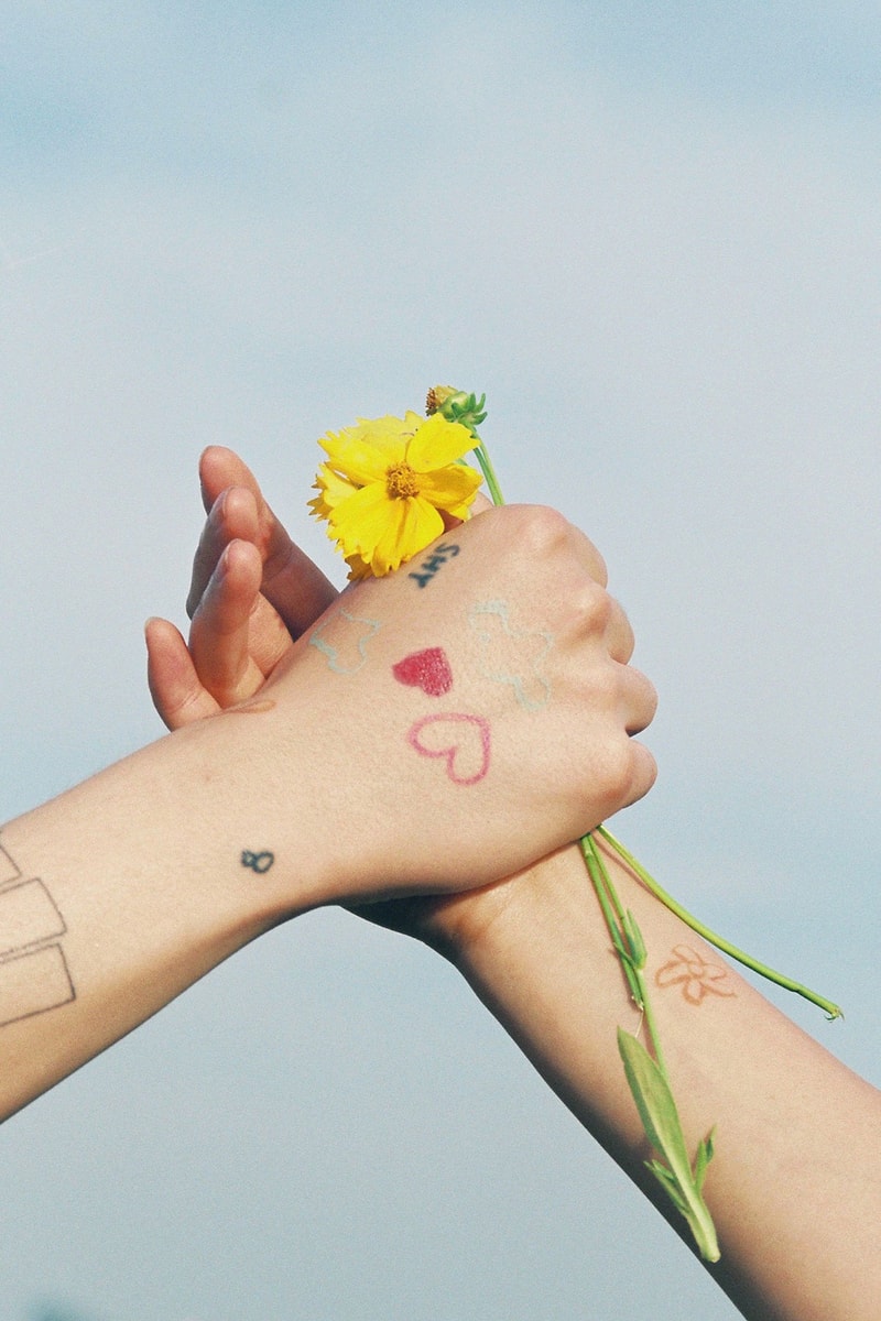 hyukoh uz eye opening liner summer campaign tattoos inclusivity men's beauty 