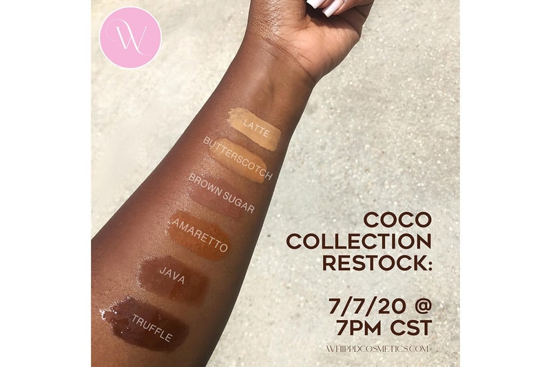 whippd cosmetics coco collection nude lip gloss black women organic cruelty free makeup beauty 