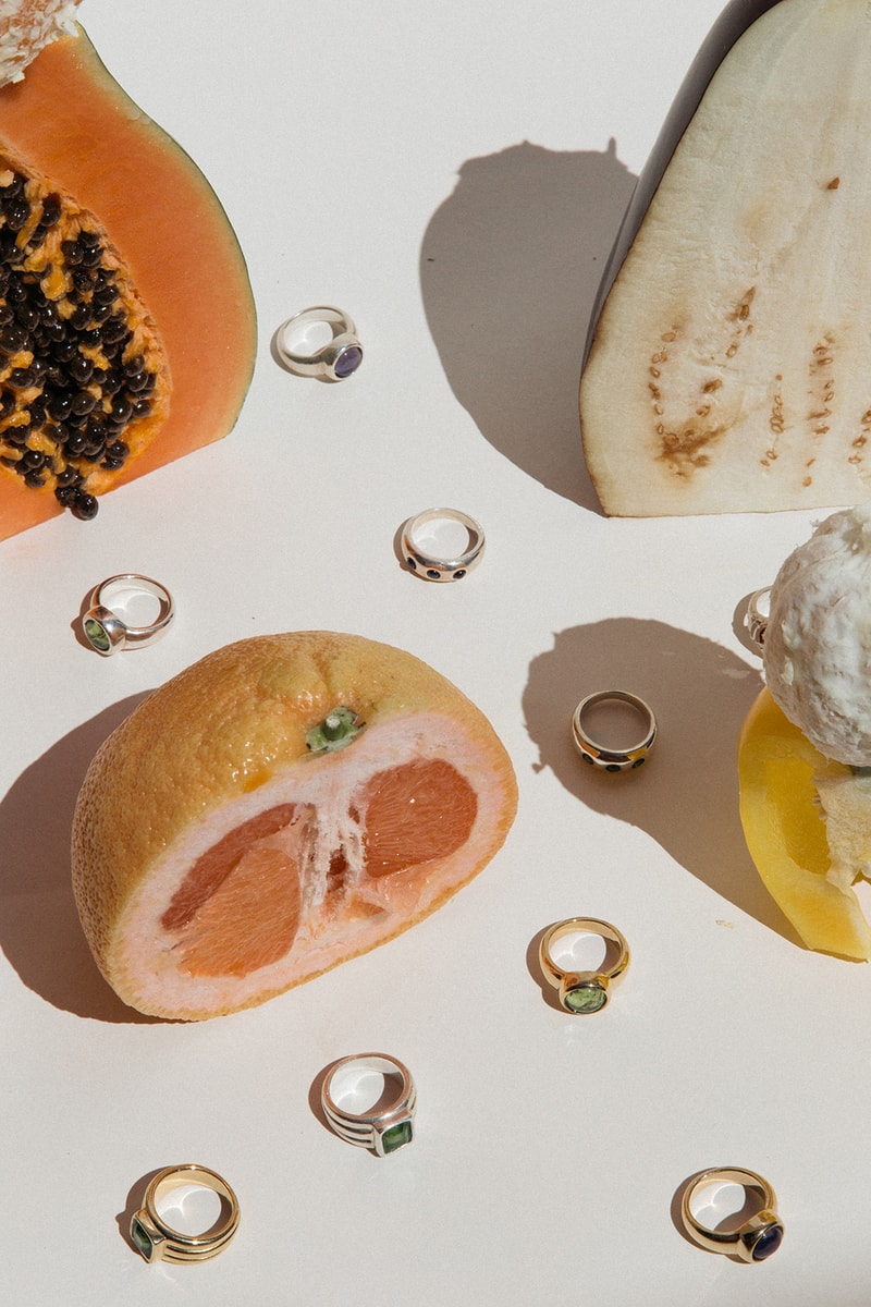 wolf circus gemstone spring summer collection drop 2 jewelry necklaces rings earrings sustainability