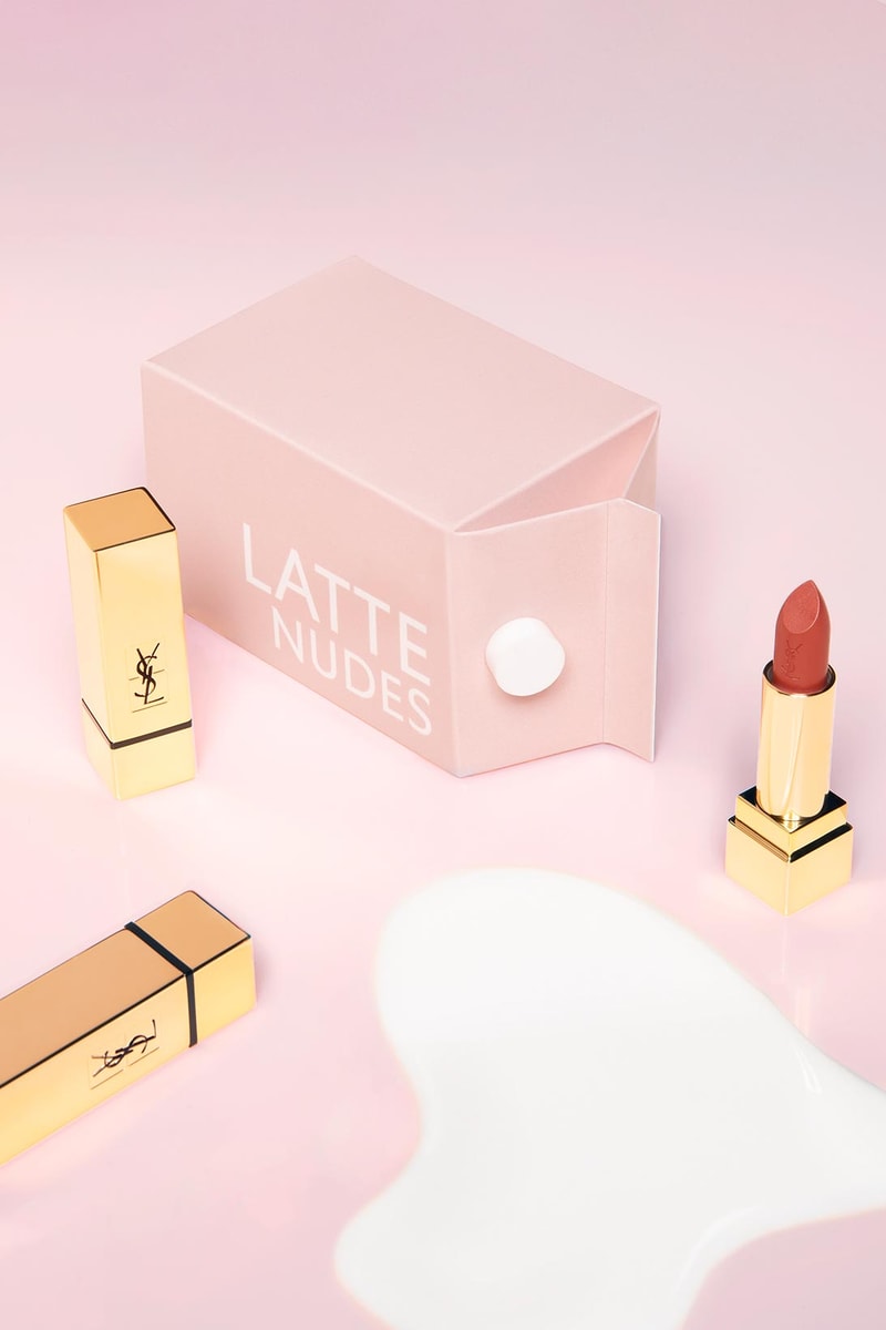 ysl yves saint laurent beauty milk tea collection lipstick lip gloss oil makeup beauty