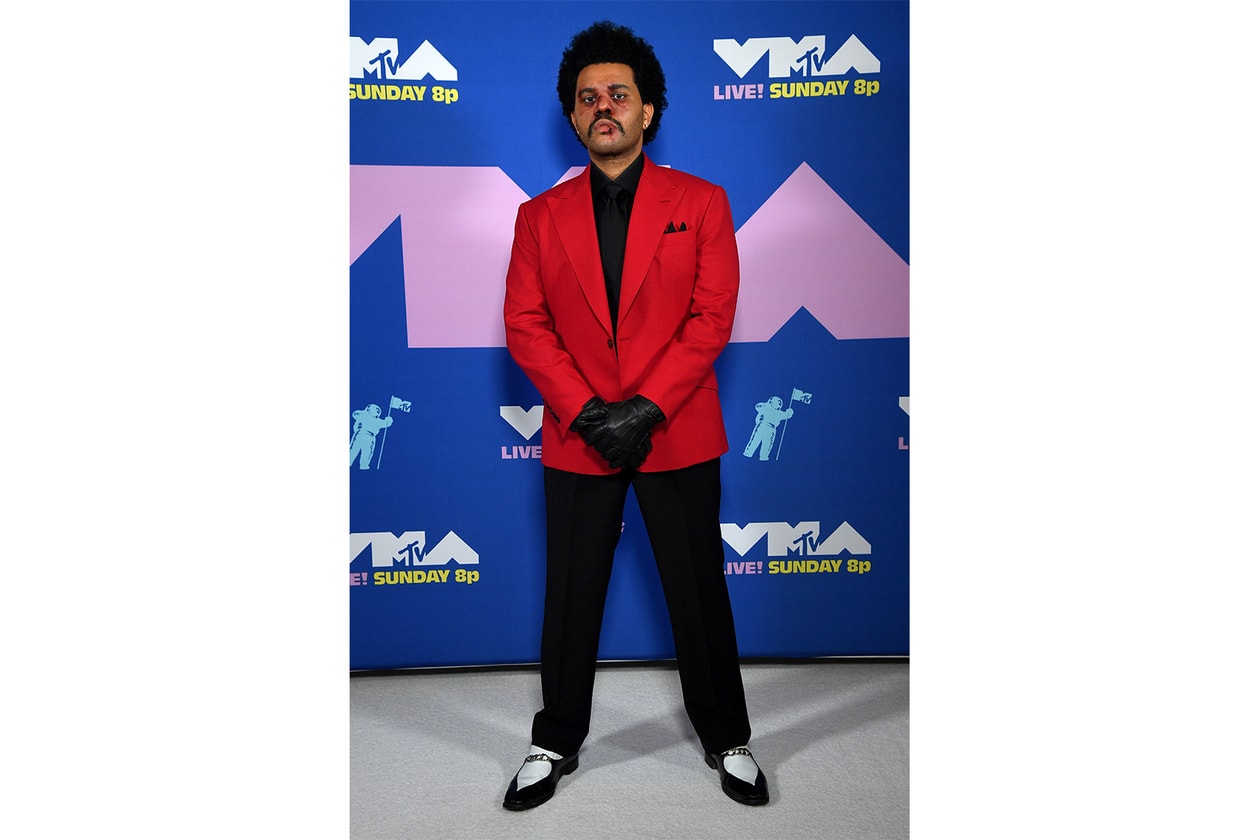 2020 mtv vmas red carpet best looks the weeknd performance outfit