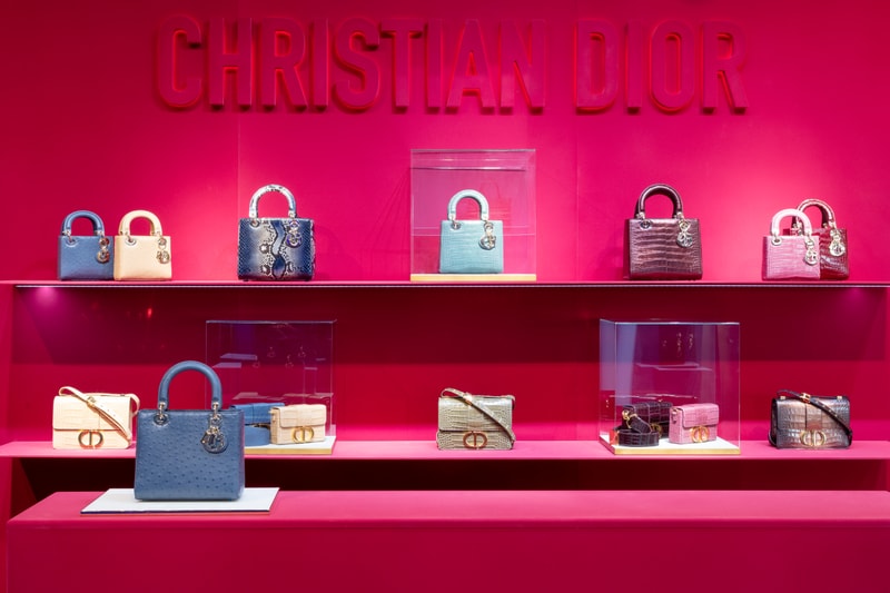 Dior Harrods London Pop-Up Exclusive Collection Accessories Monogram Print Bags Hats