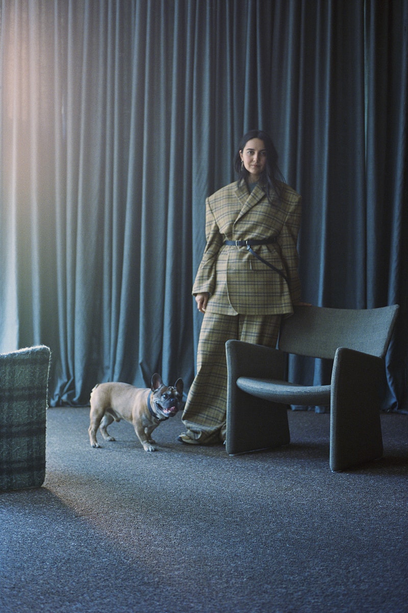 acne studios fall winter campaign dogs pets employees shirts flannels hoodies blazers coats jonny johansson 