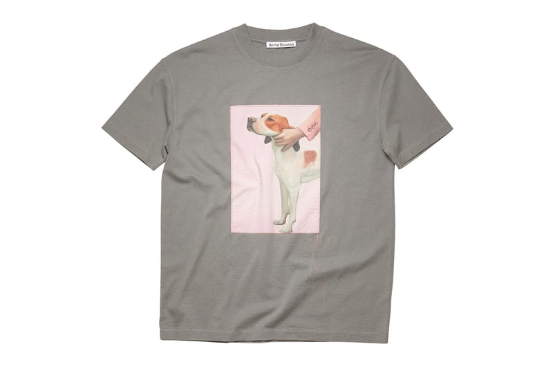 acne studios dog t shirt