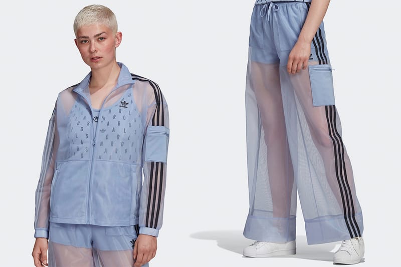 adidas' Sheer Lavender Mesh Track Set Is a Summer Essential