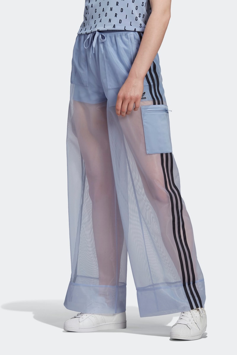 adidas mesh track jacket pants set purple blue black lavender apparel 