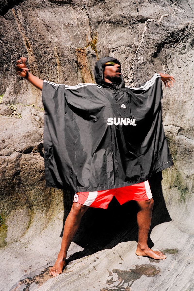 adidas palace sunpal collaboration full lookbook caps goggles t-shirts shorts water shoes release date